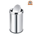 Ridhi Sidhi Stainless Steel Swing-lid Plain Bin