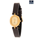 Rochees Gold Oval Watch