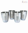 Ideal Home Stainless Steel Rib Glasses
