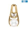 Sanskruti Elite Yellow Gold Diamond Pendant