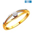 Sanskruti Exotic Yellow Gold Diamond Ring