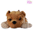 Soft Buddies Light Brown Lying Bull Dog - 15 cm