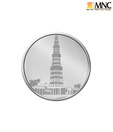 MNC 10 Gm Lofty Qutub Minar Silver Coin With 99.9% Purity