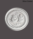 Silver Centrre Shri Lakshmi Ganesha Silver Coin - SC 104