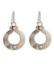 Silver Centrre Kalash Earrings