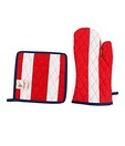 American Swan Odessa Stripe Set- Mitten & Pot Holder