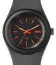 Breo Zen Black & Orange Dial Watch