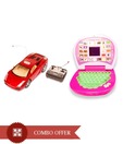 Combo Of R/C Car & Kids English  Learner Laptop