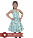 Kilkari Green Haulter Neck Frock For Kids