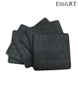 Essart Brown 6 piece Coaster Set