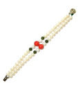 Nihaarika Pearls Two String Pearl Bracelet