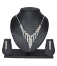 Diovanni Glittery CZ Posh Necklace Set