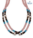 Deccan Pearls Gleaming Crystals Necklace
