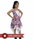 Kilkari Purple Square Hem Frock For Kids
