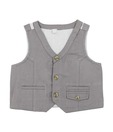 ShopperTree Grey Waistcoat For Kids