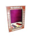 Welpro Red Beaded Mirror Frame
