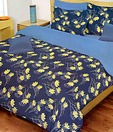 Bombay Dyeing-La Rosa 100% Cotton Bed Sheet with 2 Pillow Covers