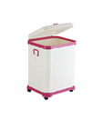 Prime Houseware Foldable Multipurpose Laundry Basket-Pink