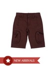 612 Ivy Dark Brown Shorts For Kids