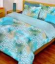 Bombay Dyeing-La Rosa 100% Cotton Bed Sheet with 2 Pillow Covers