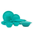 Incrizma Green 28 Pcs Round Dinner Set
