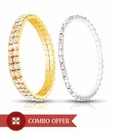 A3 Pair Of Fashionable CZ Bangles