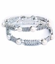 Nisa Pearls Vibrant Pair of Pearl & AD Bangles