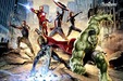 The Avengers Strike (24 x 36 Inches)