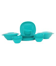 Incrizma Green 28 Pcs Square Dinner Set