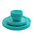 Incrizma Green 18 Pcs Round Dinner Set