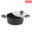 Vinod Zest Superb Non-stick Casserole With Lid- 28 cm
