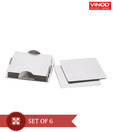 Vinod Kraft Square Coaster Set With Stand