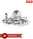 Vinod Kraft Premium Dinner Set - 63 Pcs