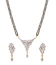Vatika Classy Design AD Studded Mangalsutra Set