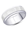 Peora Roman Numbers Inscribed Stainless Steel Men