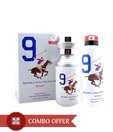 Beverly Hills Polo Club Combo of Perfume & Deodorant No 9 Men 50ml & 175ml