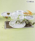 Corelle Neo Leaf Glassware 21 Pcs Dinner Set