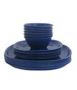 Incrizma Blue 18 Pcs Square Dinner Set