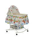 Delia Baby Bassinet Cum Rocker-Pink