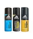 Adidas Fresh Impact, Intense Touch & Victory League Deodorant for Men-150ml Each