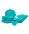 Incrizma Green 22 Pcs Round Dinner Set