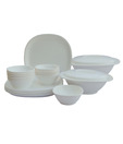 Incrizma White 22 Pcs Square Dinner Set
