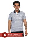 Monte Carlo Blue & Grey Polo T-Shirt