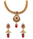 Shopperz Ville Floral Design Grandeur Necklace Set
