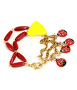 Spyra Vibrant Ladybug Bracelet