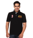 Palm Beach Black Men Polo T-Shirt