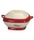 Priya Red Square Casserole- 3000ml