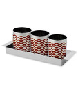 SG Home Assorted Tumblers With Tray - 4 Pieces