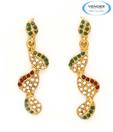 Vendee Exclusive Twist AD Studded Earrings