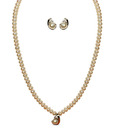 Raaga Jewels Pearl Bead Drop Necklace Set